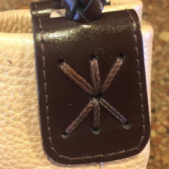 PRICE DROP**EUC CARLOS FALCI LEATHER HANDBAG - Picture 4 of 9